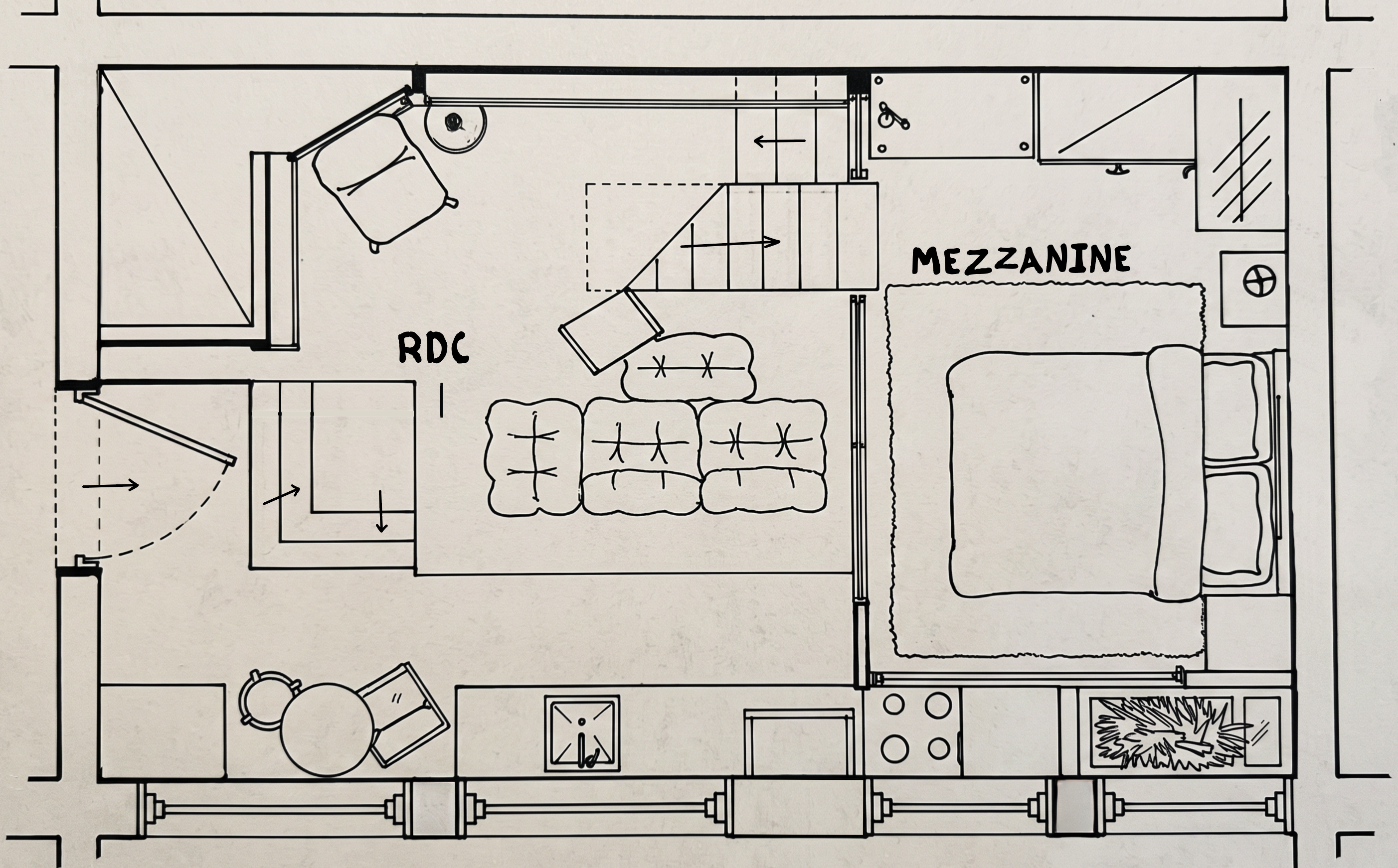 Plan RDC · Mezzanine